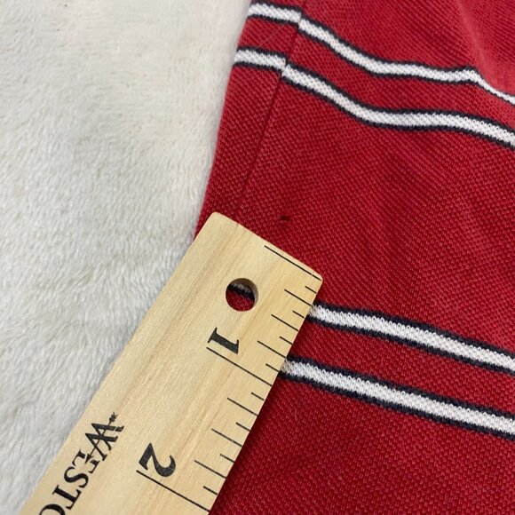 Cactus Performance Red Striped Polo Golf XXL - Picture 3 of 11